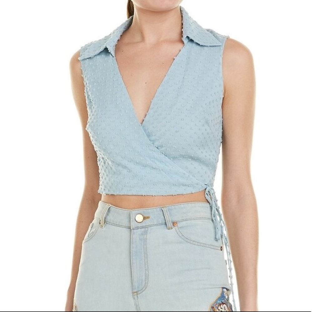 alice + olivia Roseann Silk-Blend Tank NWT 2